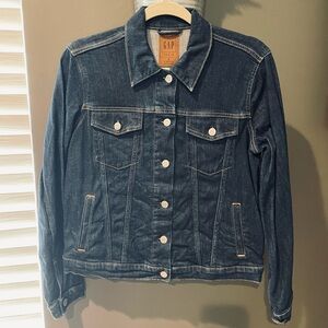 GAP Women's Dark Blue Denim Jacket